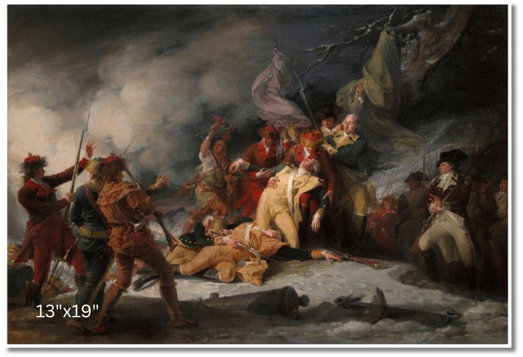 The Death of General Montgomery In The Attack On Quebec | John Trumbull | Oil On Canvas