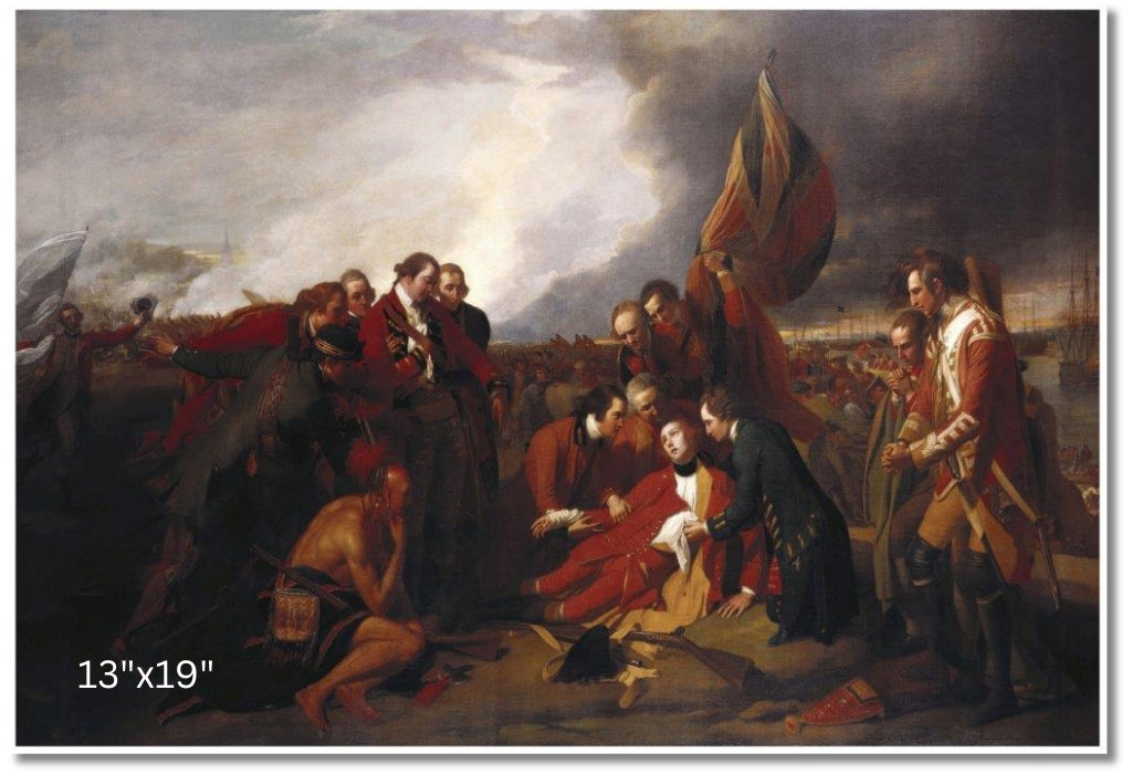The Death Of General Wolfe | Benjamin West | Oil On Canvas