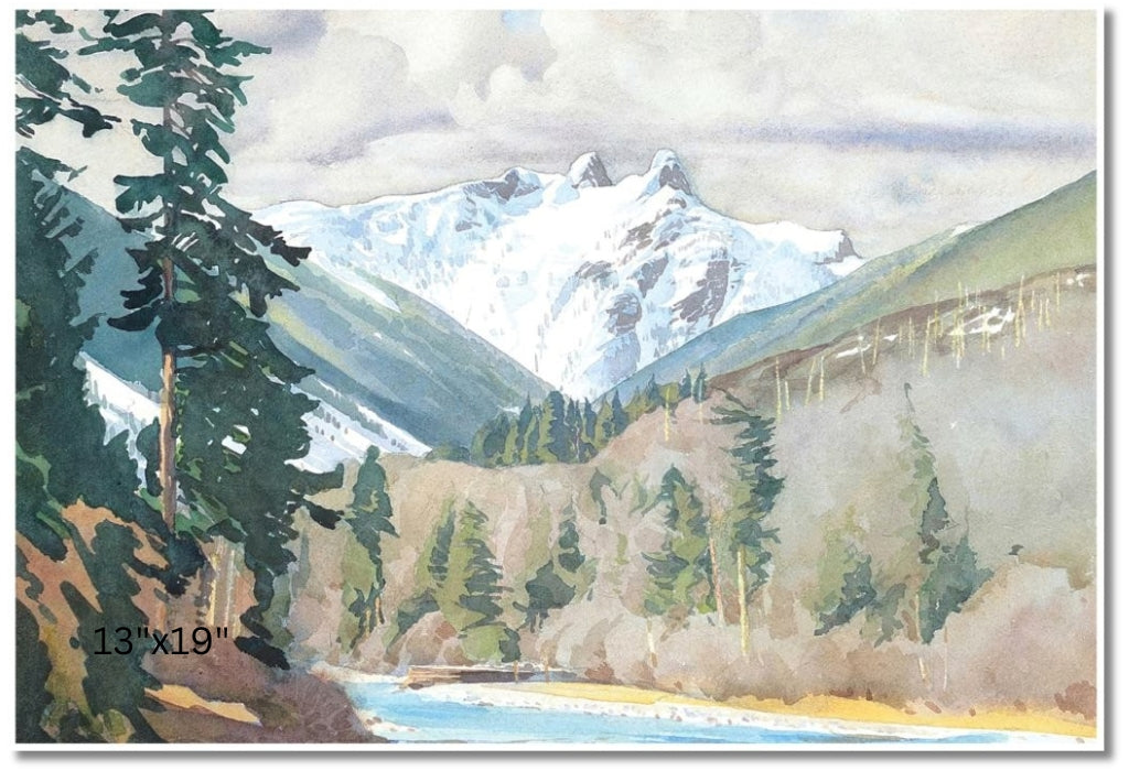 The Lions, Vancouver | Walter J. Phillips | Watercolour