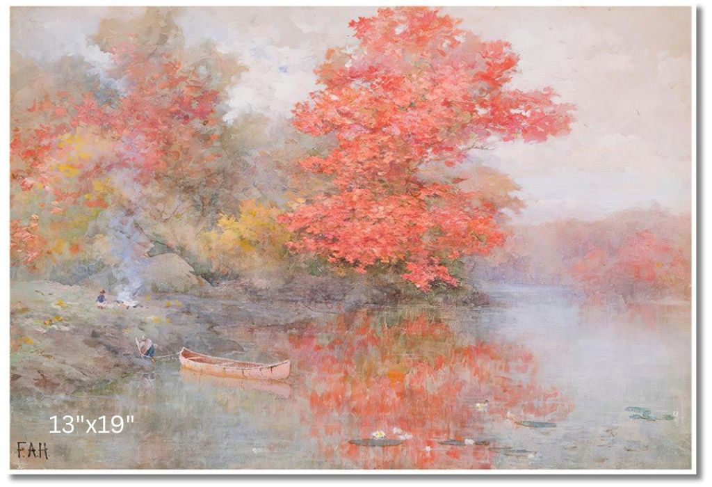 Camp Scene On The Ottawa | Frances A. B. Hopkins | Watercolour