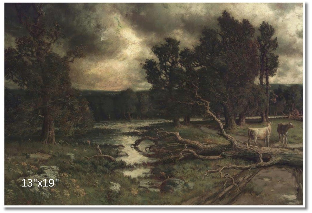 Near The Close Of A Stormy Day | Homer Watson | Oil On Canvas