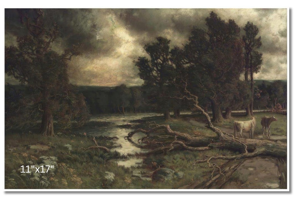 Near The Close Of A Stormy Day | Homer Watson | Oil On Canvas