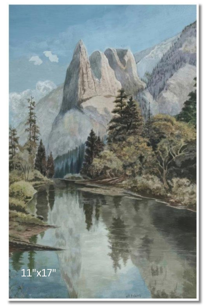 Lake And Mountains | Washington Friend | Watercolour