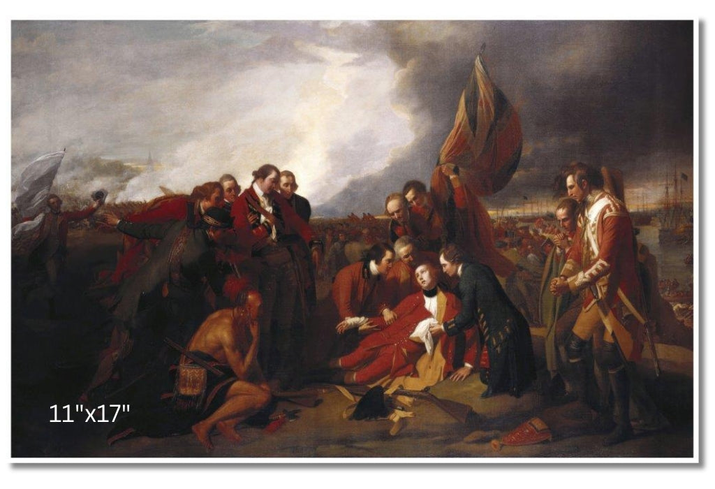 The Death Of General Wolfe | Benjamin West | Oil On Canvas