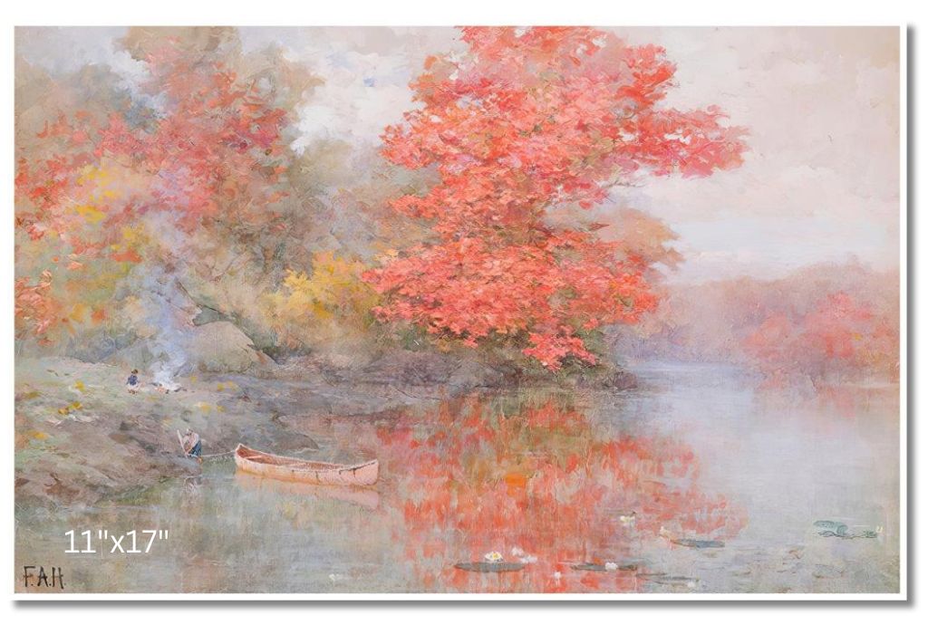 Camp Scene On The Ottawa | Frances A. B. Hopkins | Watercolour