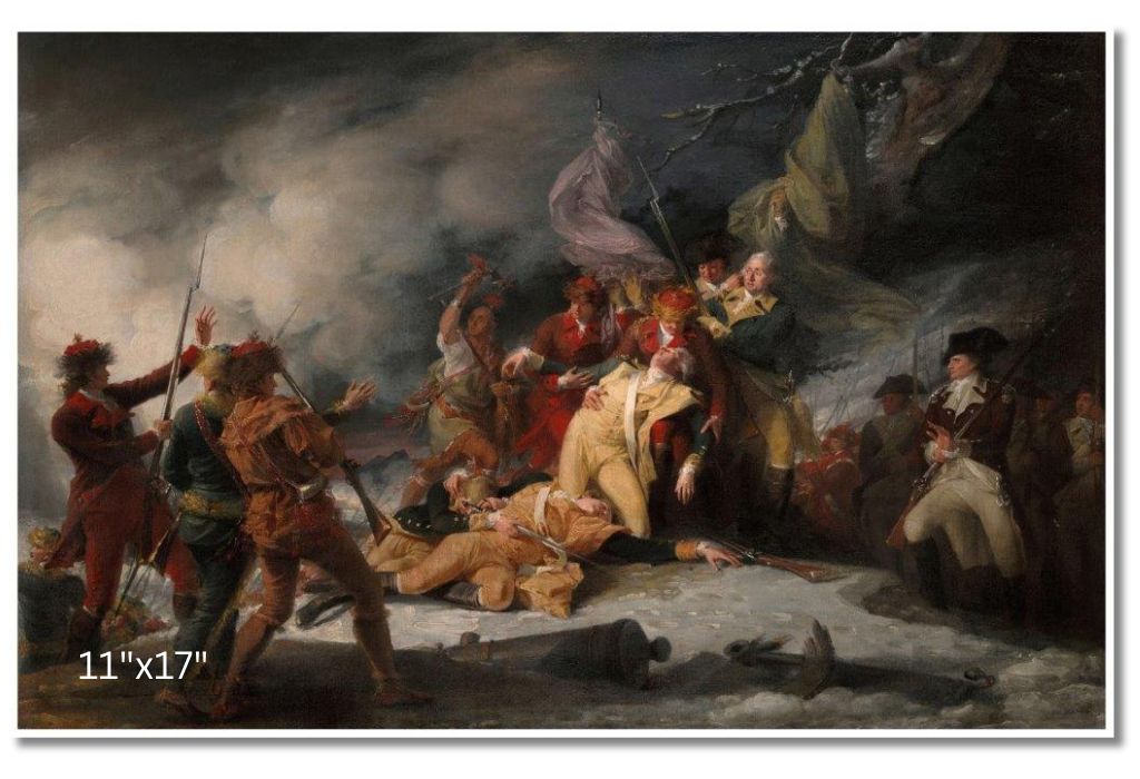 The Death of General Montgomery In The Attack On Quebec | John Trumbull | Oil On Canvas