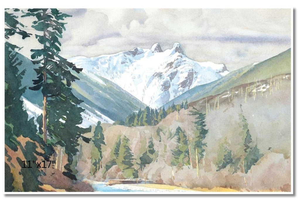 The Lions, Vancouver | Walter J. Phillips | Watercolour