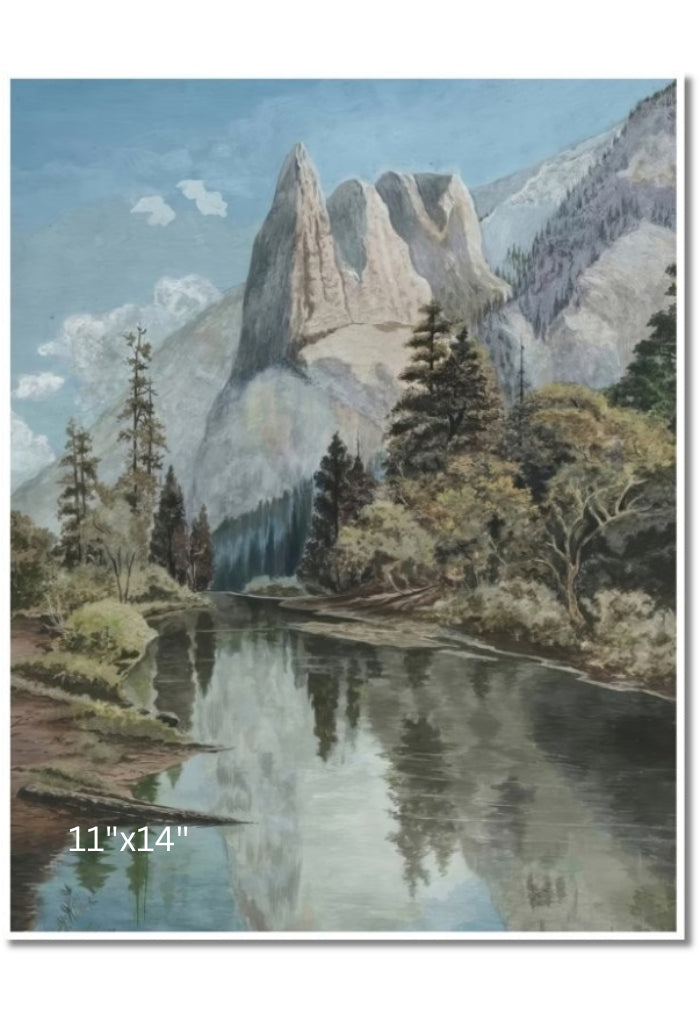 Lake And Mountains | Washington Friend | Watercolour