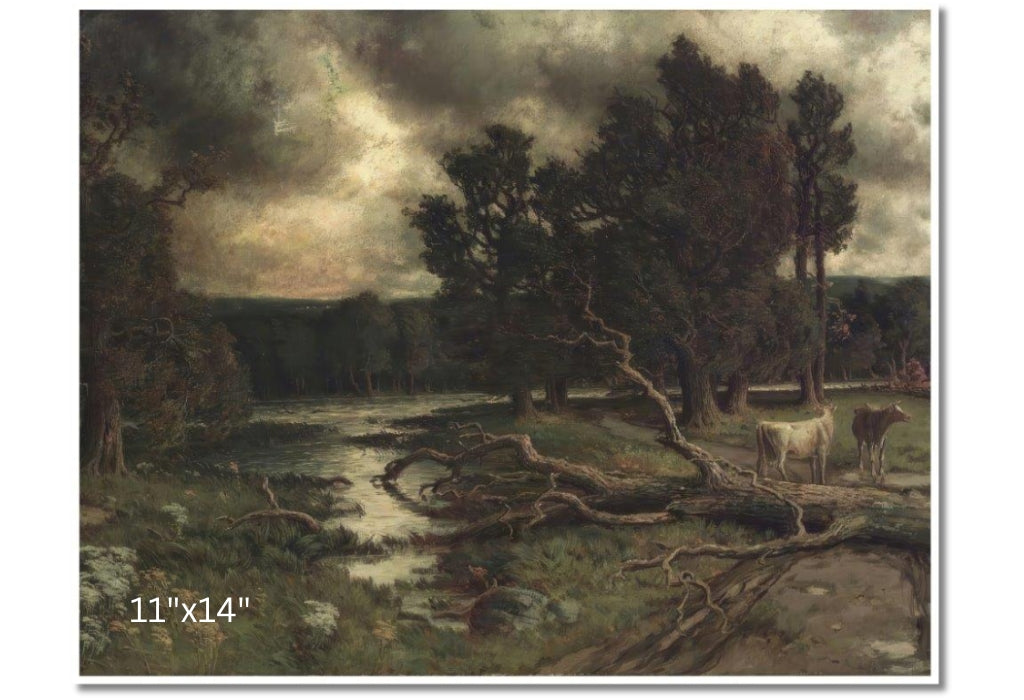 Near The Close Of A Stormy Day | Homer Watson | Oil On Canvas