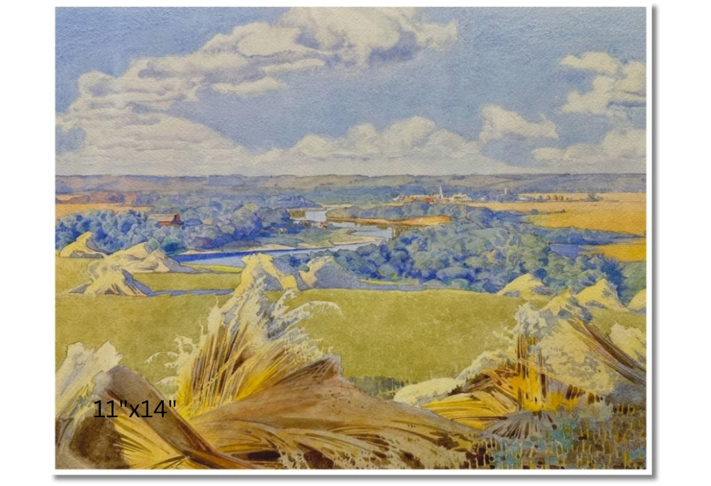 Manitoba Farm Scene | Walter J. Phillips | Watercolour