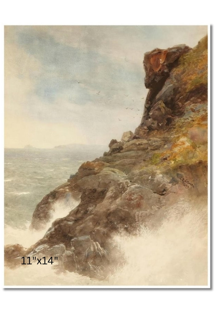 Off The Coast | Lucius R. O'Brien | Watercolour