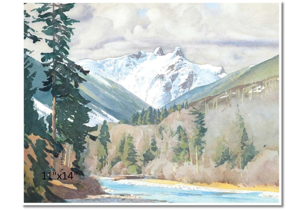 The Lions, Vancouver | Walter J. Phillips | Watercolour