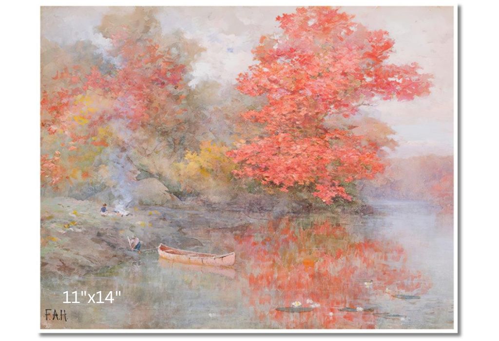 Camp Scene On The Ottawa | Frances A. B. Hopkins | Watercolour