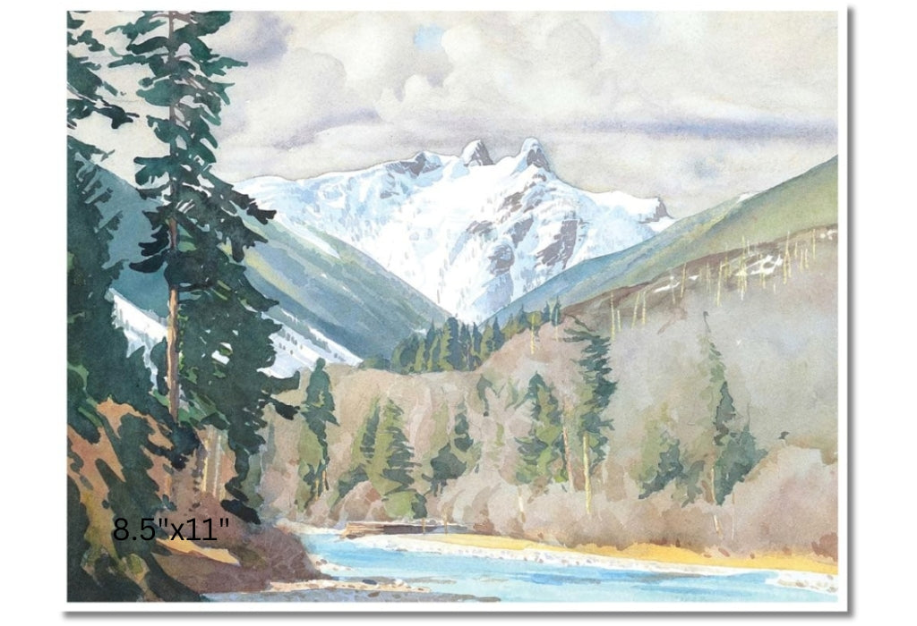 The Lions, Vancouver | Walter J. Phillips | Watercolour