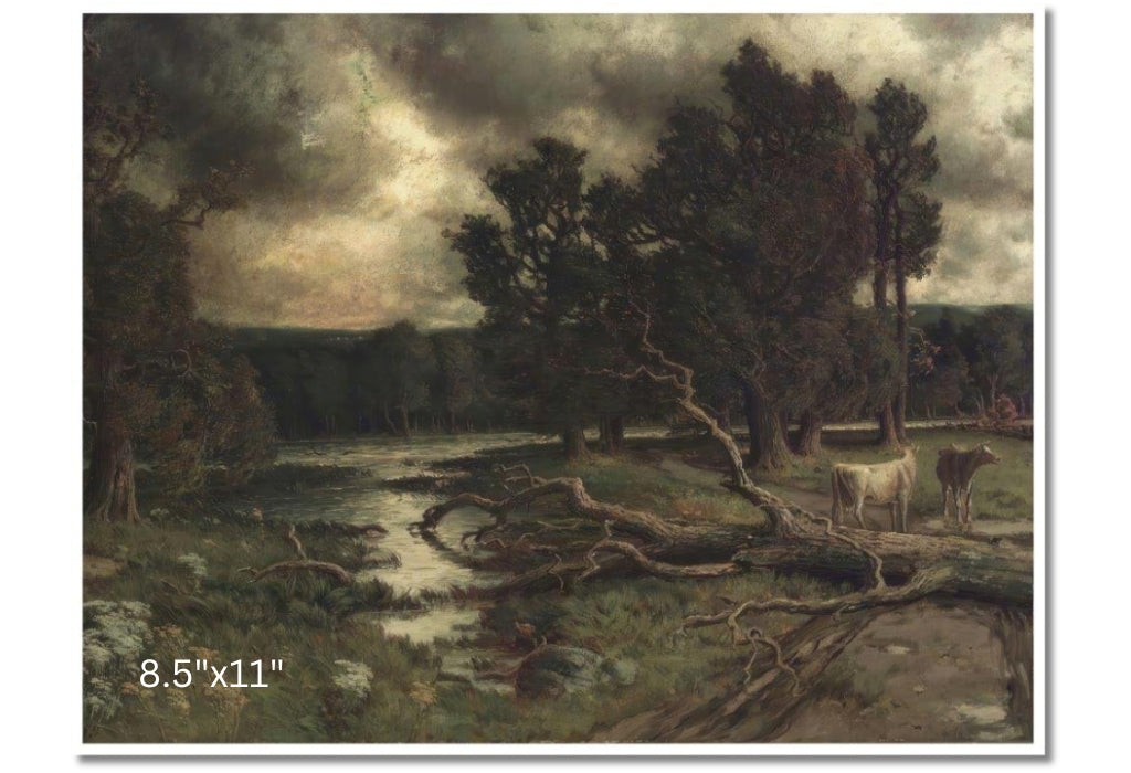 Near The Close Of A Stormy Day | Homer Watson | Oil On Canvas