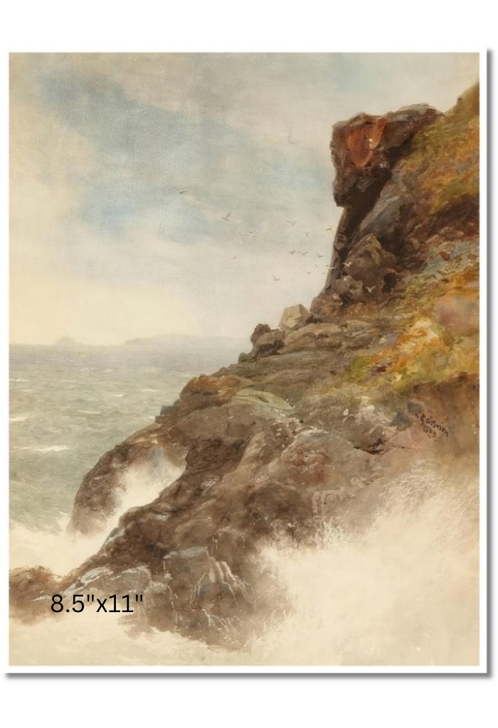 Off The Coast | Lucius R. O'Brien | Watercolour