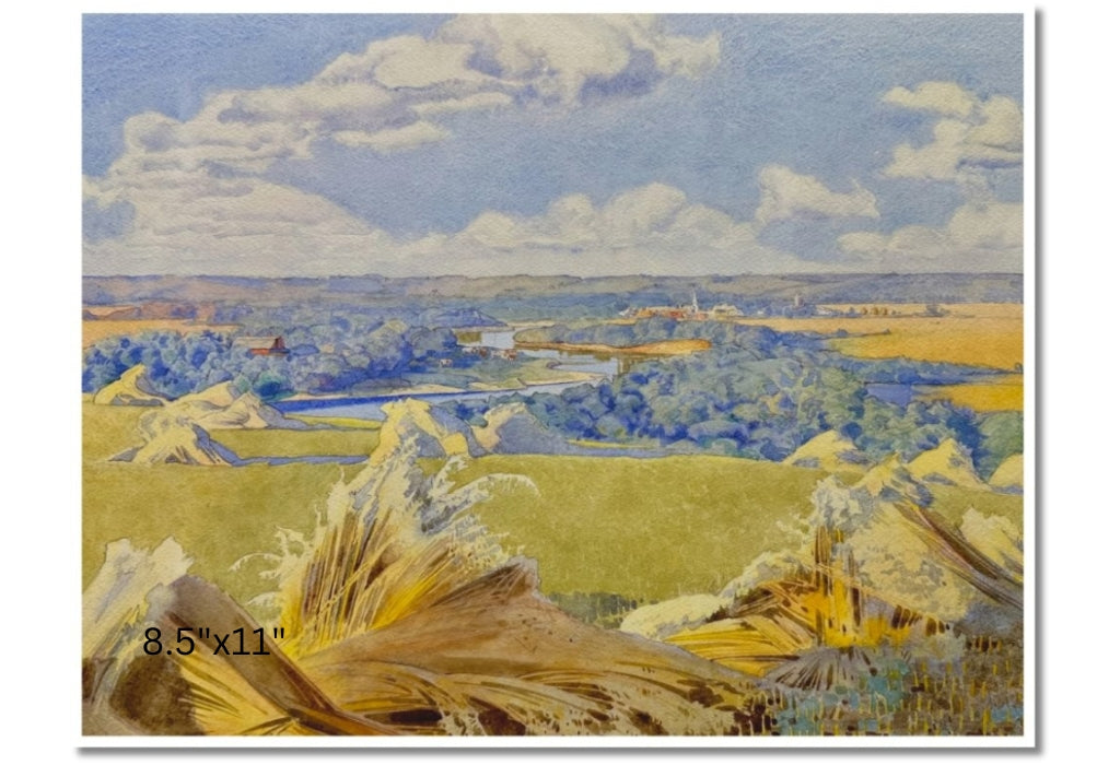 Manitoba Farm Scene | Walter J. Phillips | Watercolour