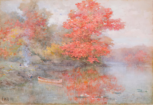 Camp Scene On The Ottawa | Frances A. B. Hopkins | Watercolour