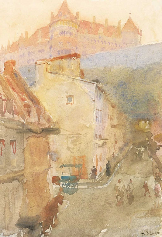 Château Frontenac Sous Le Fort | Henry Sandham | Watercolour