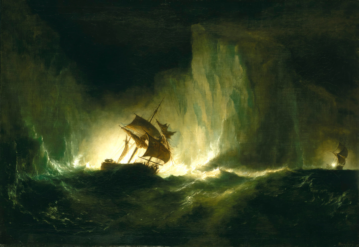 HMS Erebus | Richard Brydges Beechey | Oil On Canvas