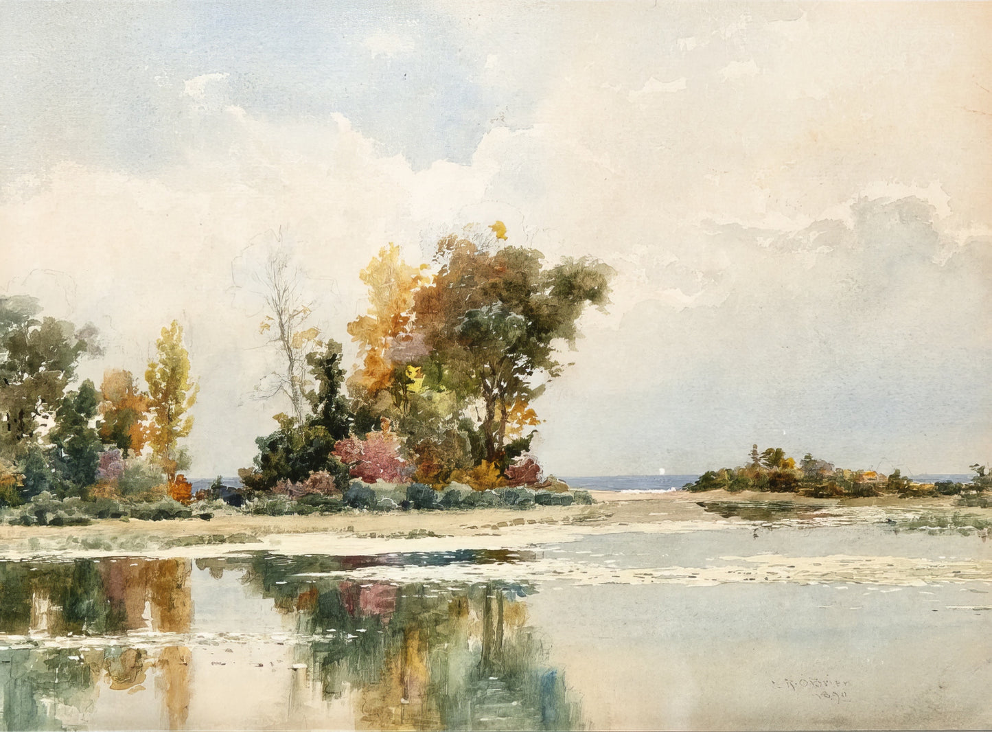Toronto Islands | Lucius R. O'Brien | Watercolour