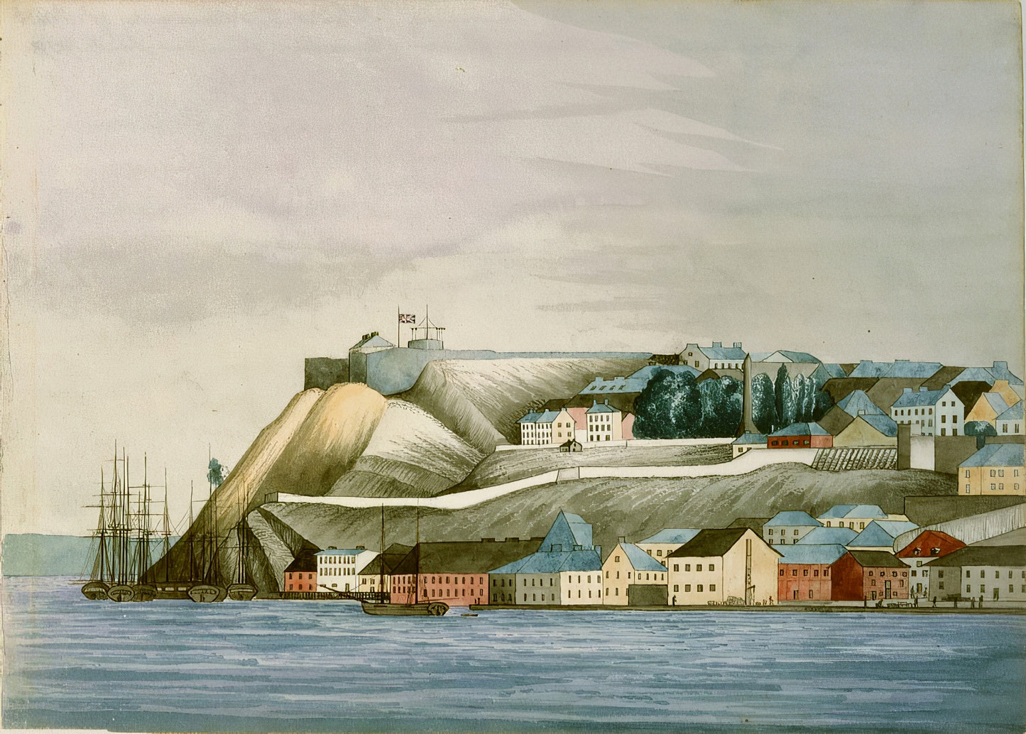 View Of Quebec City, 1883 | Henry Francis Ainslie | Watercolour