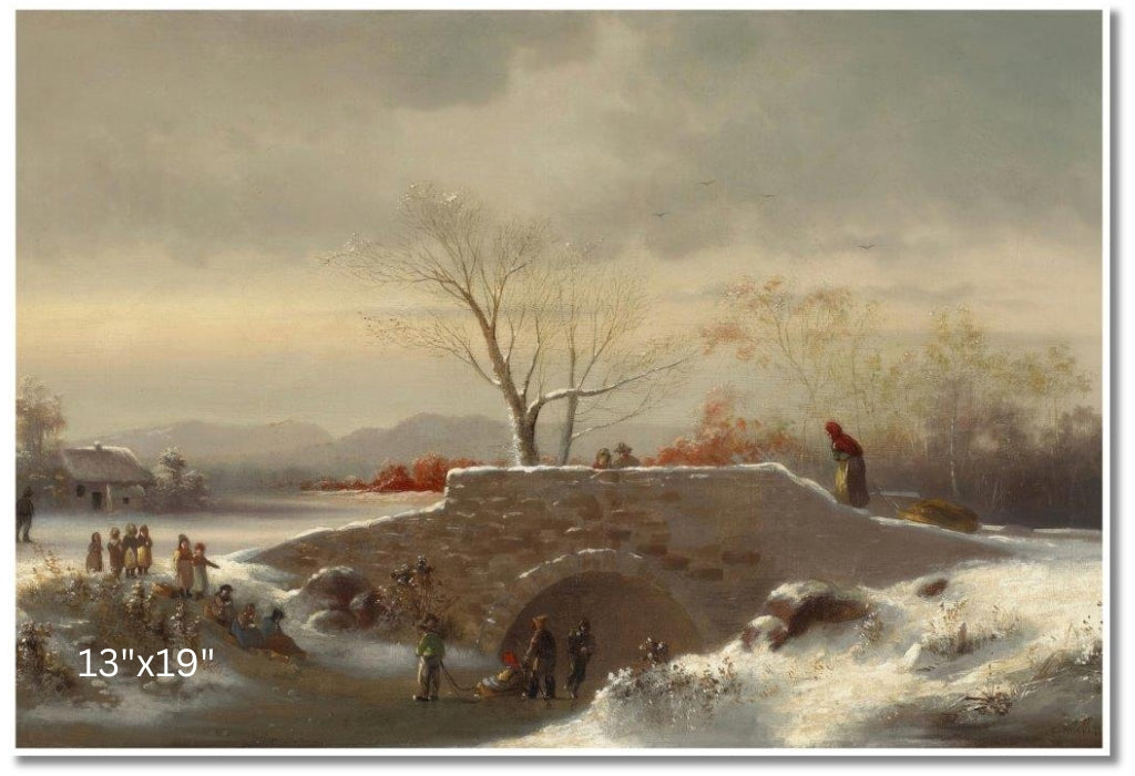A Winter's Day | Cornelius Krieghoff | Oil On Canvas