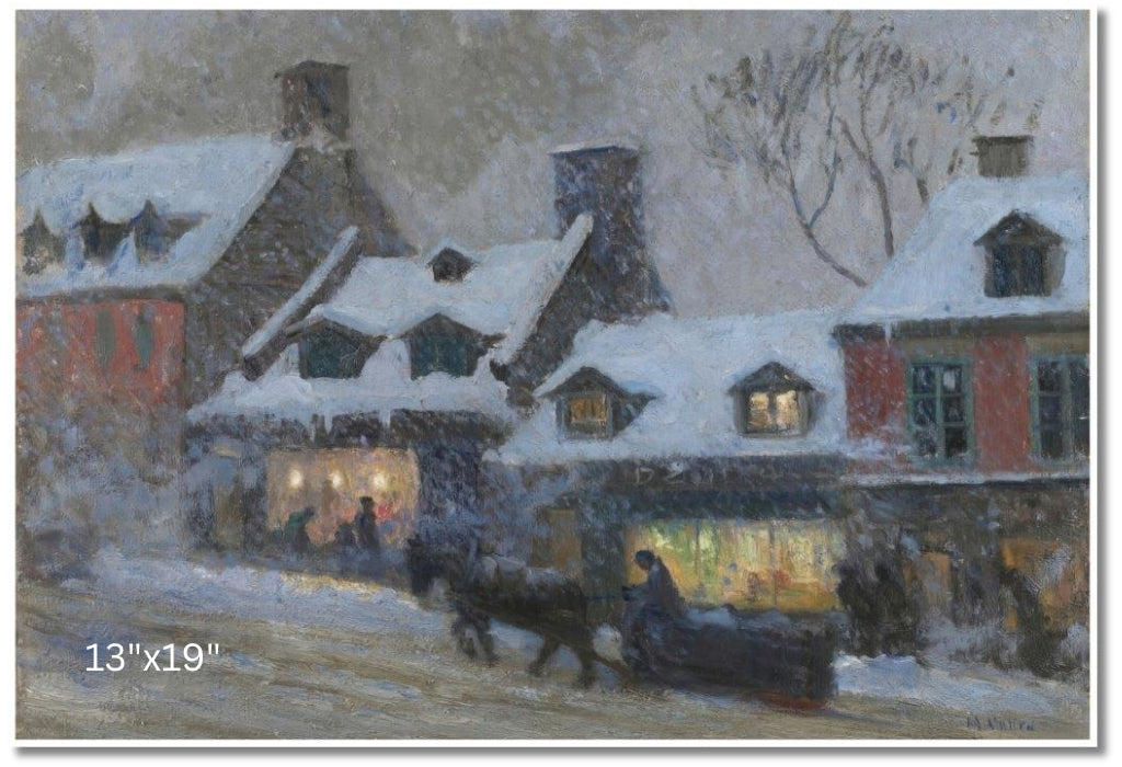 The Bird Shop, St. Lawrence Street | Maurice Cullen | Oil On Canvas