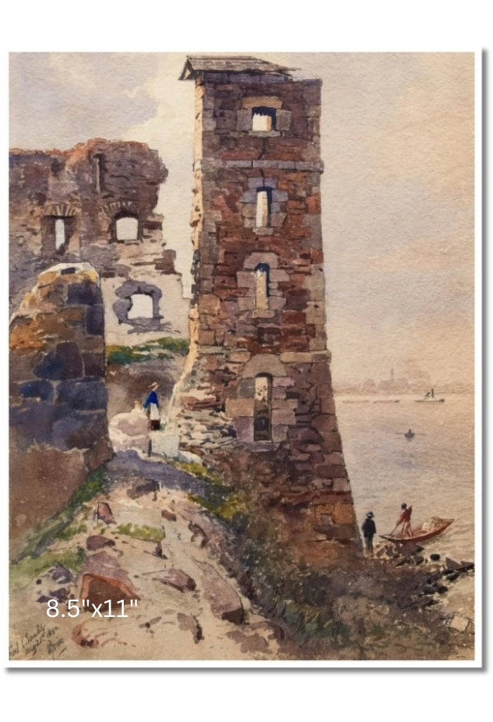 Fort Chambly, 1889 | Lucius R. O'Brien | Watercolour