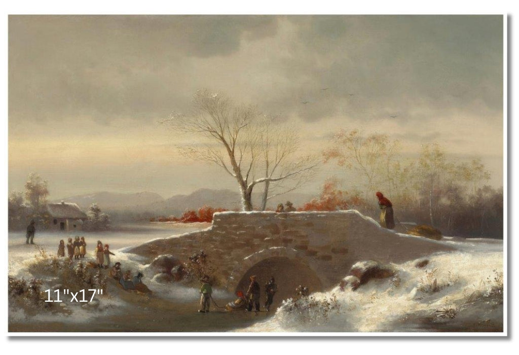 A Winter's Day | Cornelius Krieghoff | Oil On Canvas