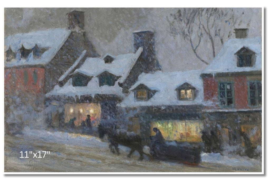 The Bird Shop, St. Lawrence Street | Maurice Cullen | Oil On Canvas