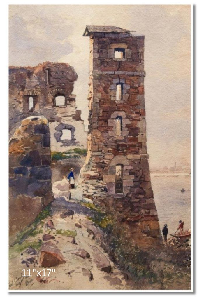 Fort Chambly, 1889 | Lucius R. O'Brien | Watercolour