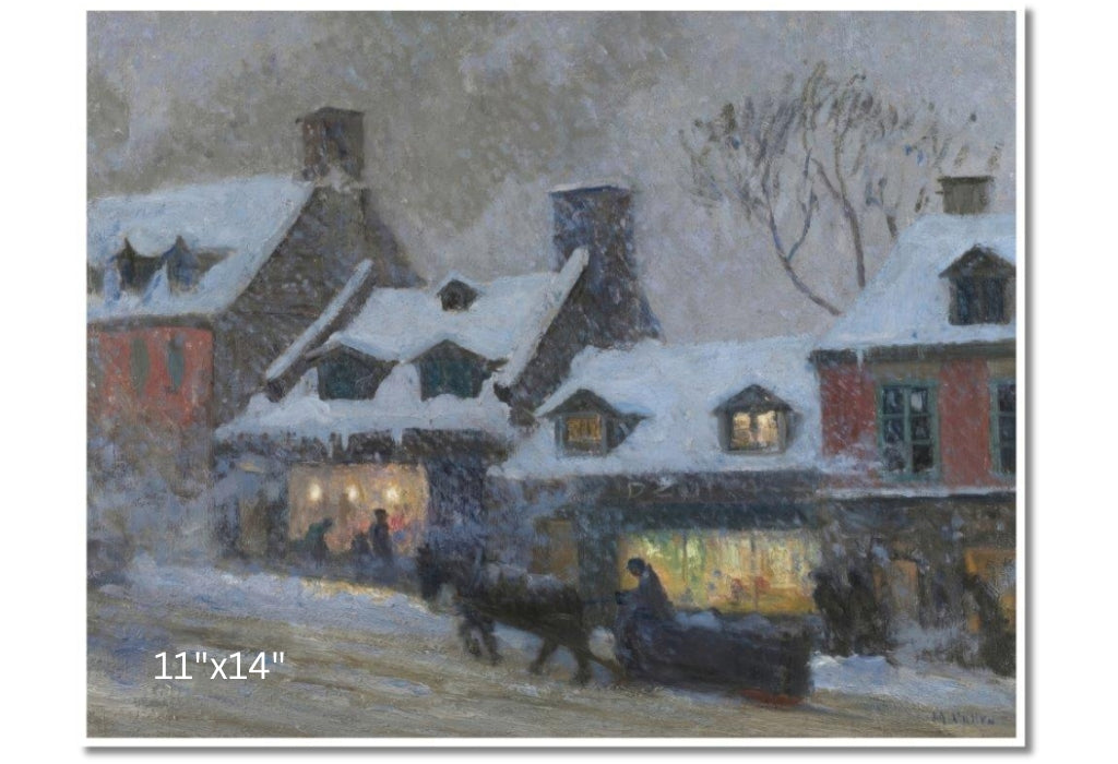 The Bird Shop, St. Lawrence Street | Maurice Cullen | Oil On Canvas