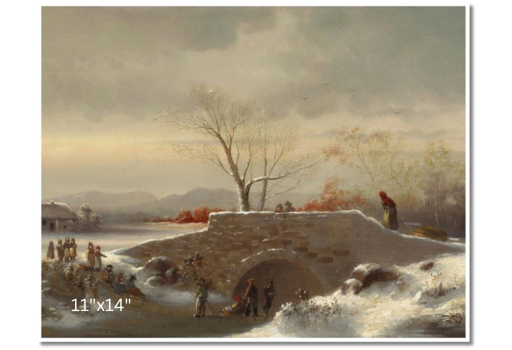 A Winter's Day | Cornelius Krieghoff | Oil On Canvas