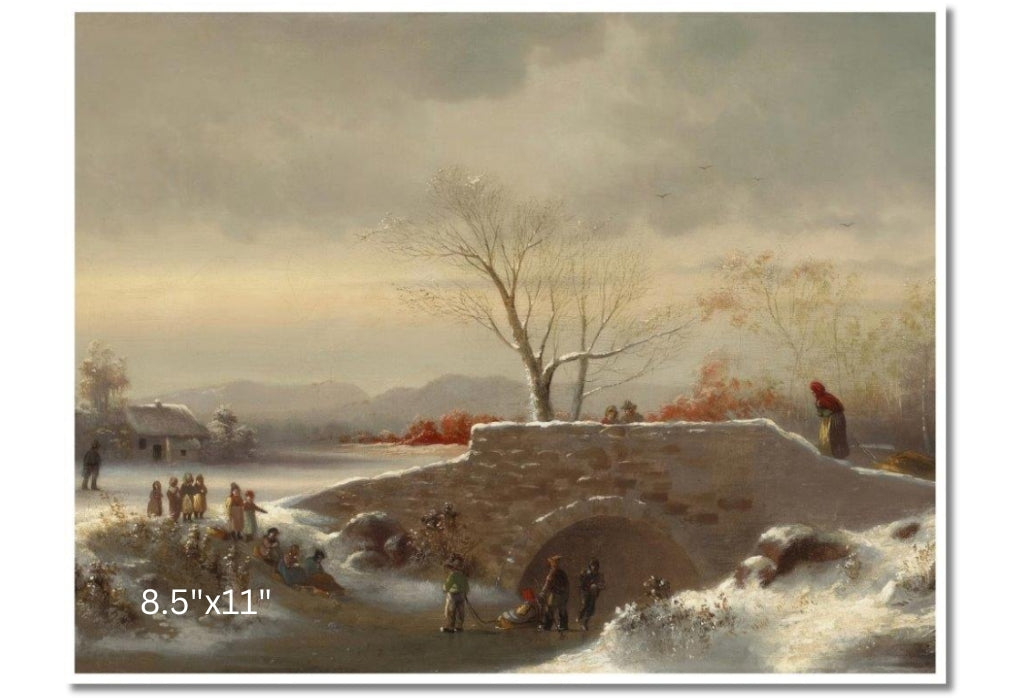 A Winter's Day | Cornelius Krieghoff | Oil On Canvas