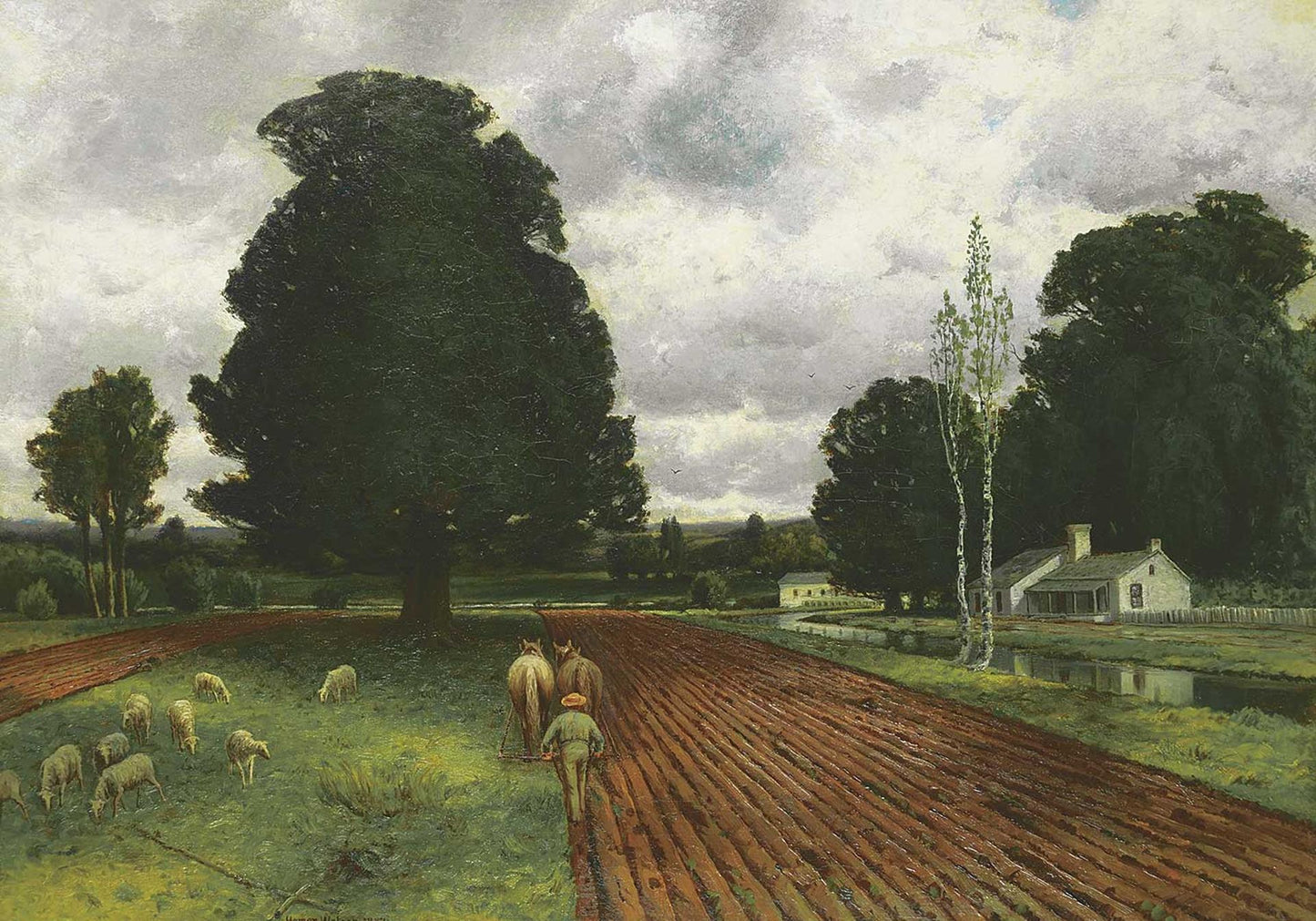 A Land Of Thrift | Homer Watson | Oil On Canvas