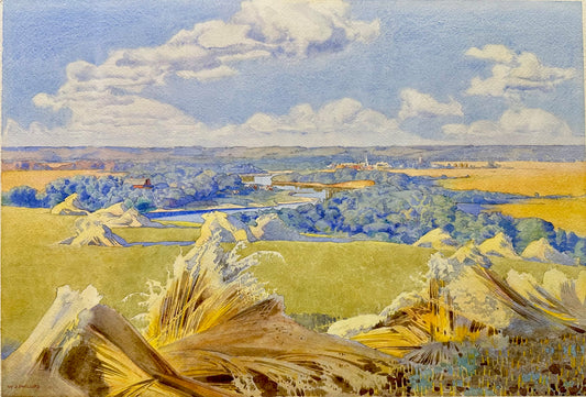 Manitoba Farm Scene | Walter J. Phillips | Watercolour