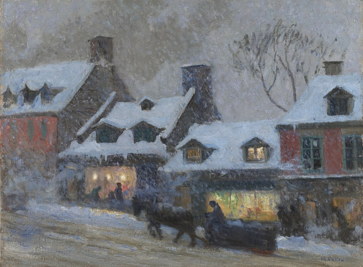 The Bird Shop, St. Lawrence Street | Maurice Cullen | Oil On Canvas