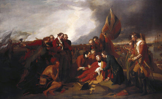 The Death Of General Wolfe | Benjamin West | Oil On Canvas