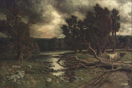 Near The Close Of A Stormy Day | Homer Watson | Oil On Canvas